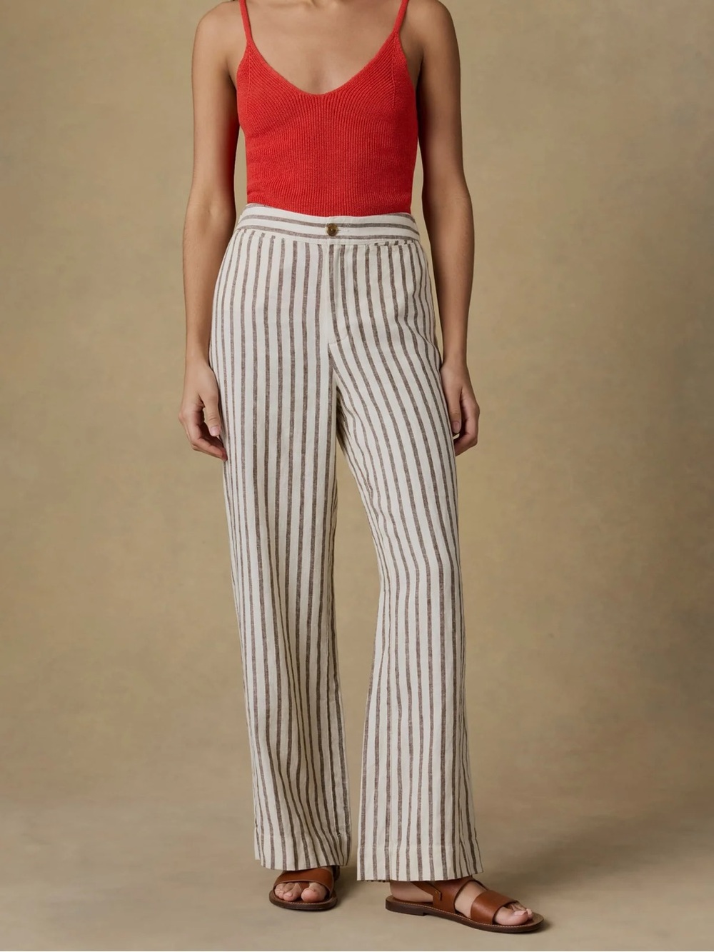 Faherty sun strider linen pant